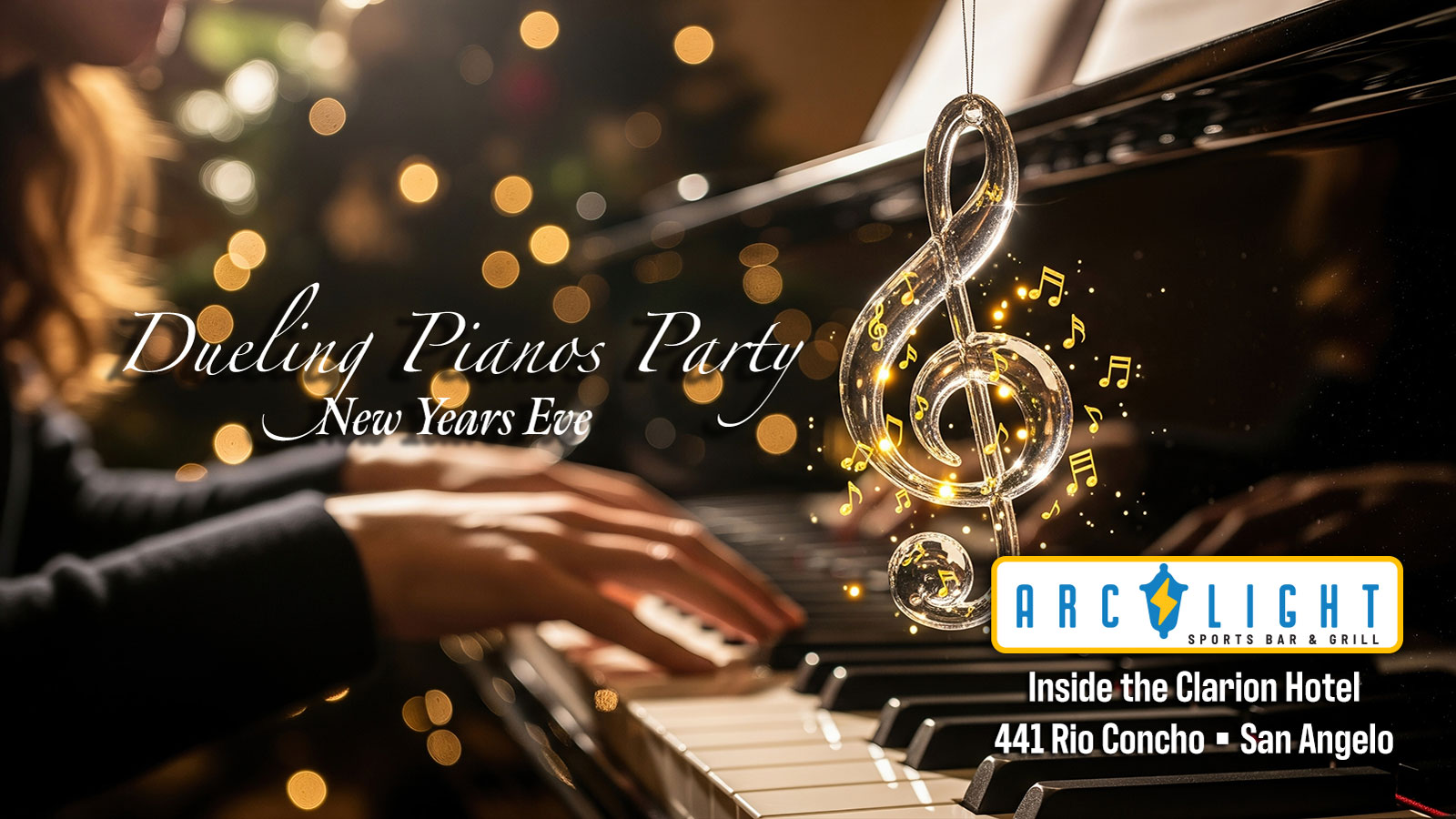 Dueling Pianos on New Year's Eve in San Angelo, Texas