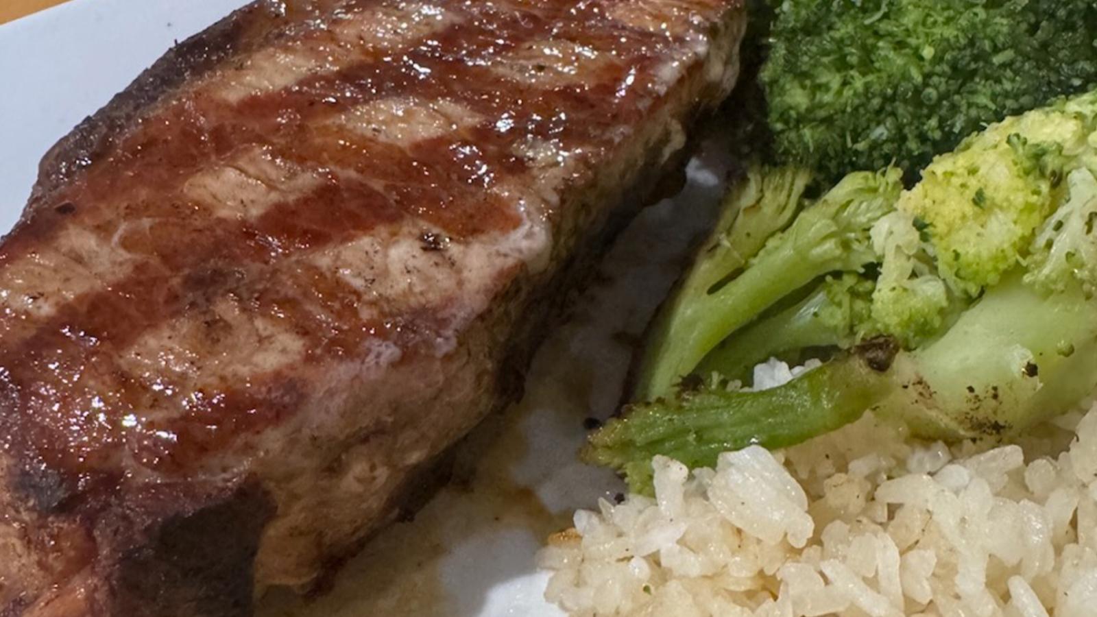 Monday Special at the Arc Light Bar & Grill - Pork Chop Plate!