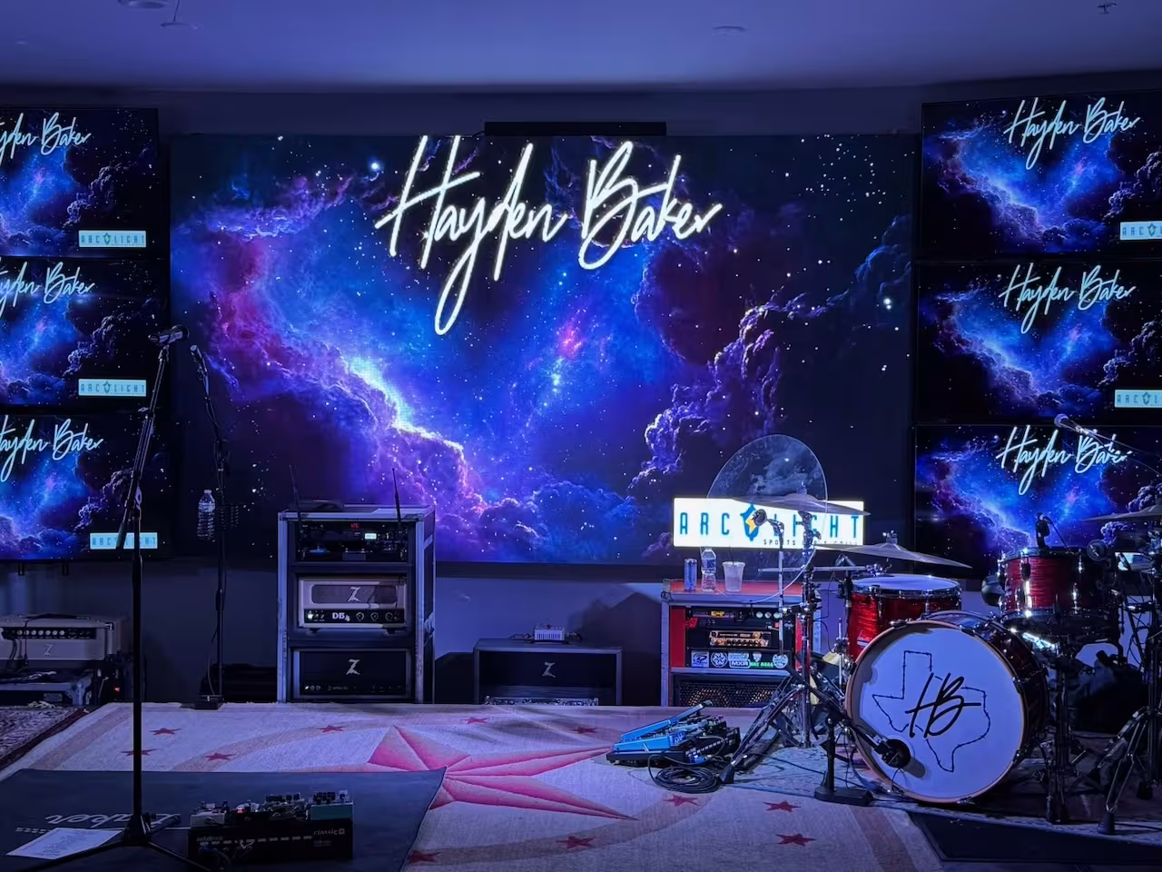 Hayden Baker performs