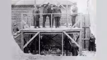 The hanging of Black Jack Ketchum in Clayton, New Mexico
