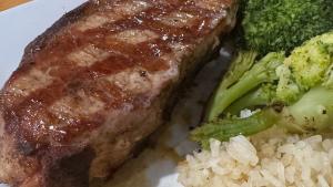 Monday Special at the Arc Light Bar & Grill - Pork Chop Plate!